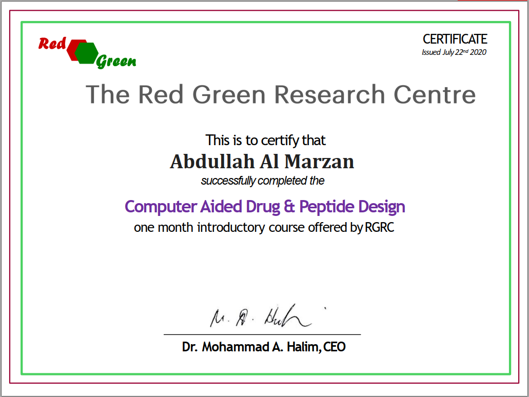Certificate Thumbnail